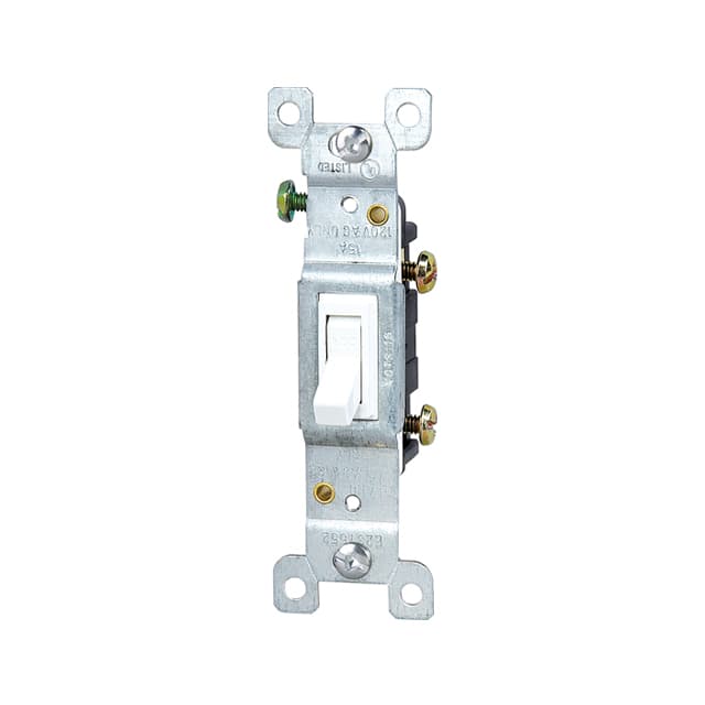 Interruptor sencillo 15A blanco