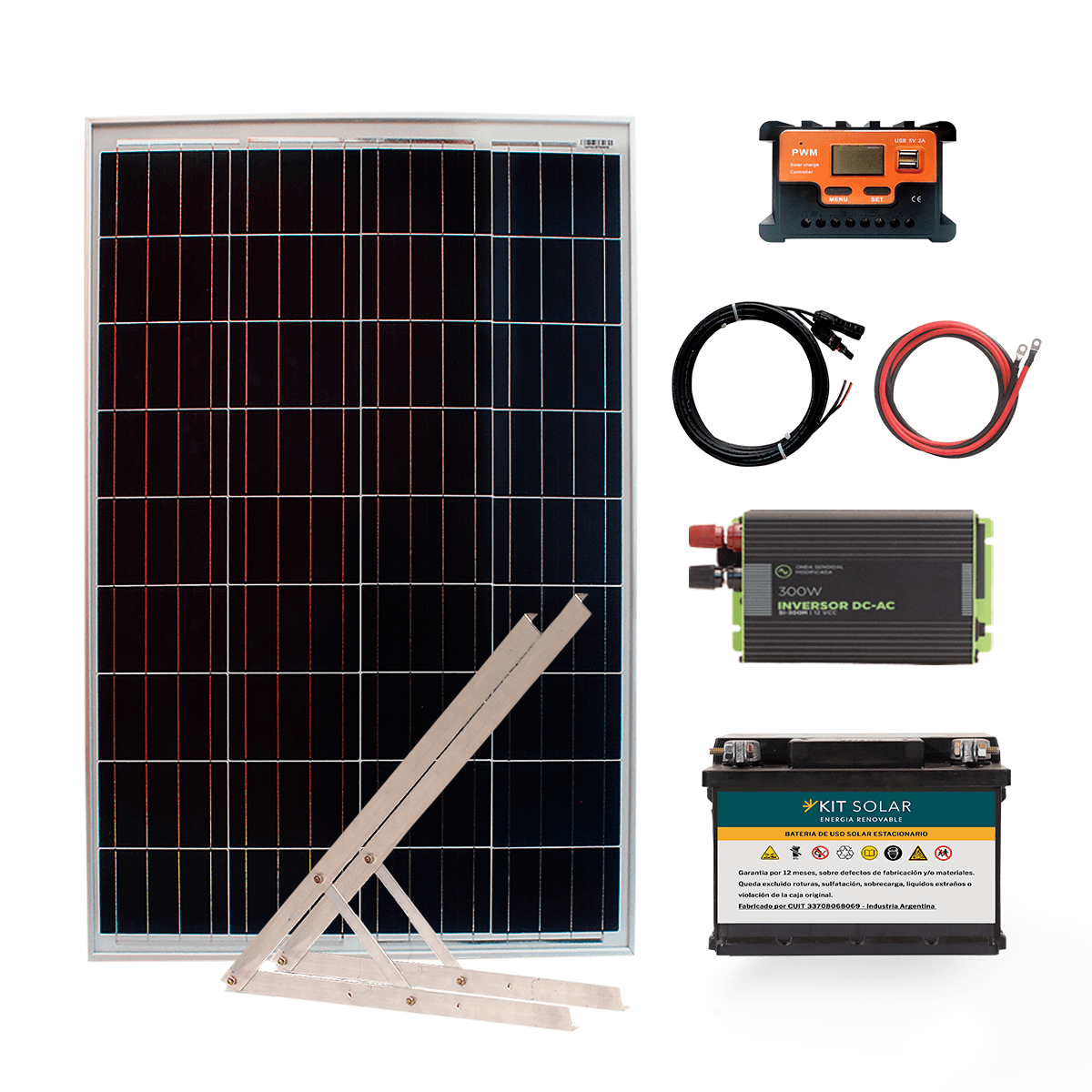 Kit solar básico 300W
